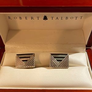 Robert Talbott Cufflinks 925 Sterling Silver